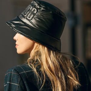 NWT UGG All Weather quilted logo bucket hat from Anthropologie